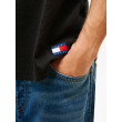 Tommy Jeans tričko z waffle úpletu čierne Tommy Jeans tričko z waffle úpletu čierne