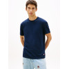 Tommy Jeans tričko z waffle úpletu modré Tommy Jeans tričko z waffle úpletu modré