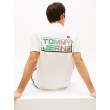 Tommy Jeans tričko oversized logo biele Tommy Jeans tričko oversized logo biele