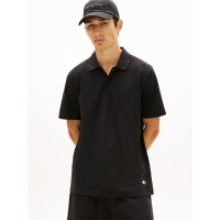 Tommy Jeans pánska polokošeľa čierna Tommy Jeans pánska polokošeľa čierna
