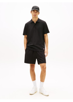 Tommy Jeans pánska polokošeľa čierna