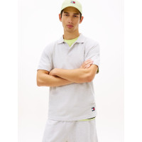 Tommy Jeans pánska polokošeľa sivá Tommy Jeans pánska polokošeľa sivá