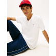 Tommy Jeans pánska WHT polokošeľa biela Tommy Jeans pánska WHT polokošeľa biela