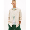 Tommy Jeans pánska košeľa béžová Tommy Jeans pánska košeľa béžová