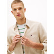 Tommy Jeans pánska košeľa béžová Tommy Jeans pánska košeľa béžová