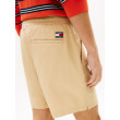 Tommy Jeans krátke ľanové nohavice béžové Tommy Jeans krátke ľanové nohavice béžové