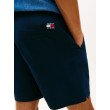 Tommy Jeans krátke ľanové nohavice modré Tommy Jeans krátke ľanové nohavice modré