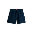 Tommy Jeans krátke ľanové nohavice modré Tommy Jeans krátke ľanové nohavice modré