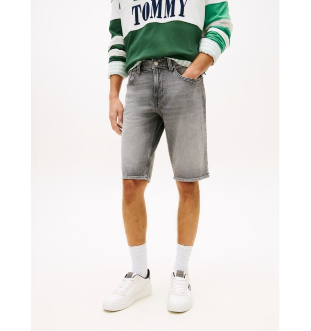 Tommy Jeans pánske rifľové kraťasy sivé Tommy Jeans pánske rifľové kraťasy sivé