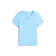 Tommy Jeans dámske rebrované tričko modré Tommy Jeans dámske rebrované tričko modré