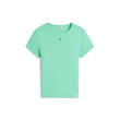 Tommy Jeans dámske rebrované tričko zelené Tommy Jeans dámske rebrované tričko zelené
