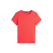 Tommy Jeans dámske rebrované tričko červené Tommy Jeans dámske rebrované tričko červené
