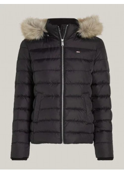 Tommy Jeans dámska zimná bunda čierna