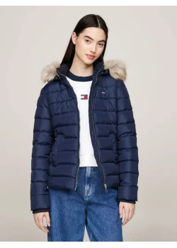 Tommy Jeans dámska zimná bunda modrá
