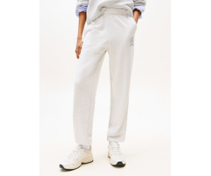 Tommy Jeans dámske tepláky Relaxed Crest Crew sivé