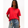 Tommy Hilfiger tričko boxy červené