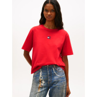 Tommy Hilfiger tričko boxy červené