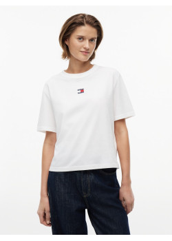 Tommy Hilfiger tričko boxy biele