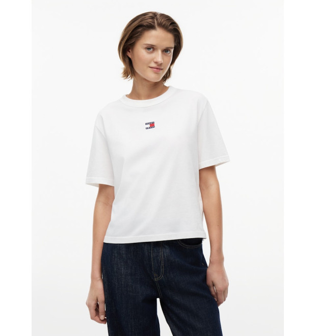 Tommy Hilfiger tričko boxy biele