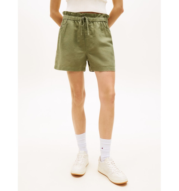 Tommy Jeans dámske letné kraťasy zelené Tommy Jeans dámske letné kraťasy zelené
