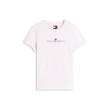 Tommy Jeans tričko slim s logom ružové Tommy Jeans tričko slim s logom ružové