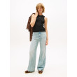 Tommy Jeans top bez rukávov s logom čierny Tommy Jeans top bez rukávov s logom čierny
