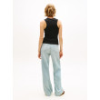 Tommy Jeans top bez rukávov s logom čierny Tommy Jeans top bez rukávov s logom čierny