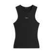 Tommy Jeans top bez rukávov s logom čierny Tommy Jeans top bez rukávov s logom čierny