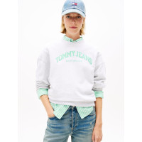 Tommy Jeans dámska mikina sivá Tommy Jeans dámska mikina sivá