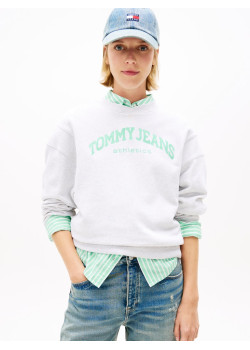 Tommy Jeans dámska mikina sivá