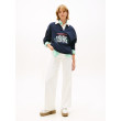 Tommy Jeans Claire široké rifle biele Tommy Jeans Claire široké rifle biele