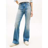 Tommy Jeans Sylvia vysoké dámske rifle modré Tommy Jeans Sylvia vysoké dámske rifle modré