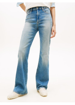 Tommy Jeans Sylvia vysoké dámske rifle modré