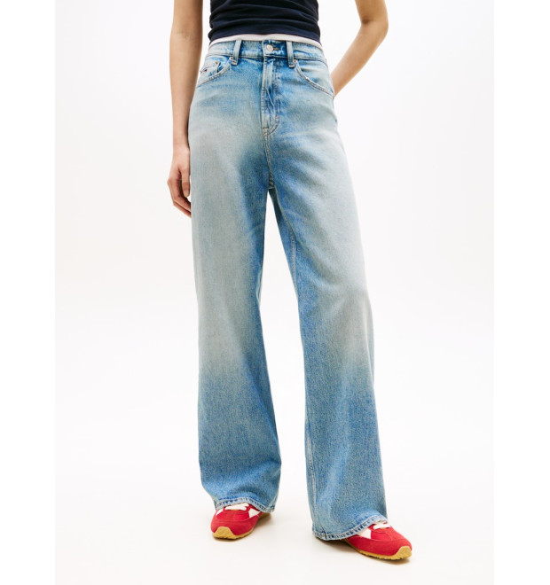Tommy Jeans dámske džínsy Claire široké modré Tommy Jeans dámske džínsy Claire široké modré