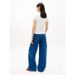 Tommy Jeans tričko Wavy s vlajkou biele Tommy Jeans tričko Wavy s vlajkou biele