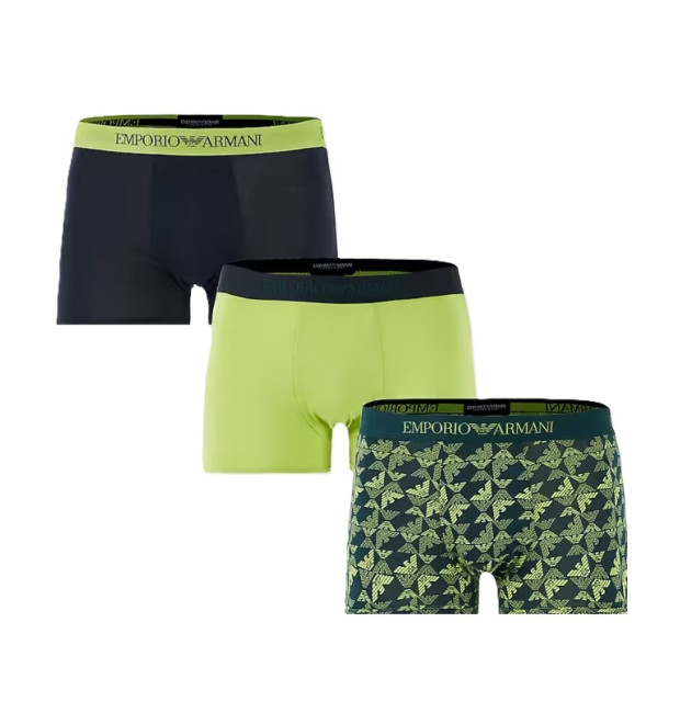Pánske boxerky Emporio Armani 3Pack zelené
