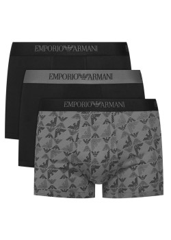 Pánske boxerky Emporio Armani 3Pack sivé