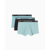 Emporio Armani pánske boxerky s logo pásom 3Pack tyrkysové Emporio Armani pánske boxerky s logo pásom 3Pack tyrkysové