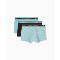 Emporio Armani pánske boxerky s logo pásom 3Pack tyrkysové Emporio Armani pánske boxerky s logo pásom 3Pack tyrkysové