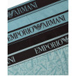 Emporio Armani pánske boxerky s logo pásom 3Pack tyrkysové Emporio Armani pánske boxerky s logo pásom 3Pack tyrkysové