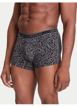 Emporio Armani pánske boxerky s logo pásom 3Pack sivé