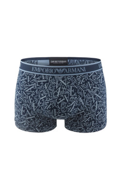 Emporio Armani pánske boxerky s logo pásom 3Pack modré