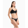 Emporio Armani tangá 2Pack čierne Emporio Armani tangá 2Pack čierne