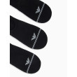 Emporio Armani členkové ponožky 3Pack čierne