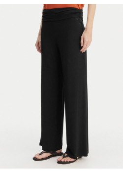 Emporio Armani široké nohavice čierne