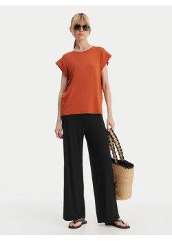Emporio Armani široké nohavice čierne