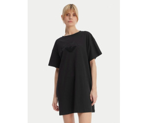 Emporio Armani tričkové šaty čierne
