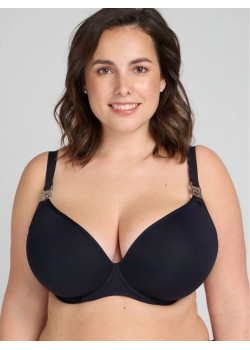 Triola Top-Fit vystužená plavková podprsenka čierna