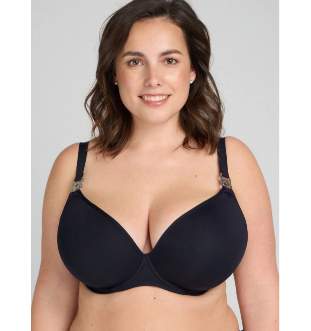 Triola Top-Fit vystužená plavková podprsenka čierna