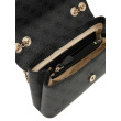 GUESS Eco Erica crossbody kabelka antracitová